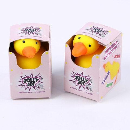 Мялка "Гусь" 17 см цв. желтый JOLLY JOT