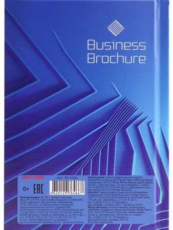 Записная книжка А6 106*150 мм, 64л., глянц. ламинация  Prof-Press "ФИГУРЫ В 3D"