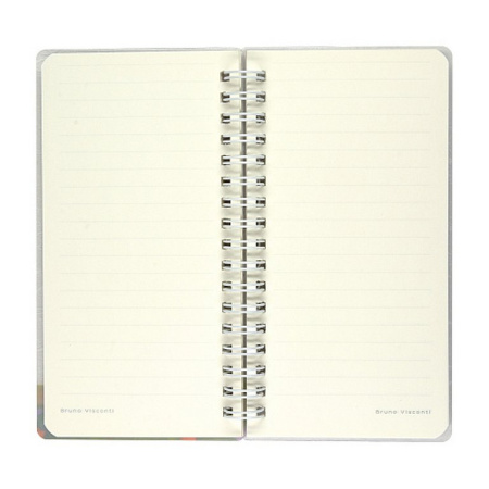 Блокнот А6  80л., 90*160 мм, на гребне с резинкой "CUTE JOURNAL.ЛАВАНДОВЫЕ ЛАМЫ" (3 вида)