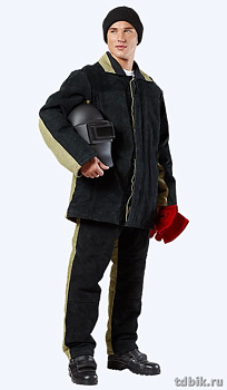 Спецодежда Костюм "Сварщика со спилком 2,3м" р-р 52-54/182-188