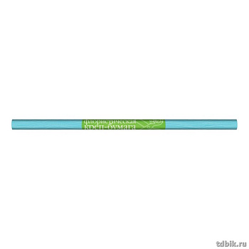 Бумага креповая флористическая 50*250 ярко-голубая, 180г, Альт