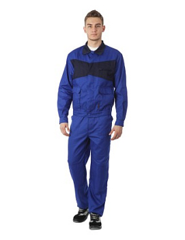 Спецодежда Костюм "Специалист-2" куртка, полукомбинезон р-р 60-62/182-188, цвет васильковый