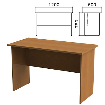 Стол письменный "Канц"  (1200*600*750мм), цвет орех