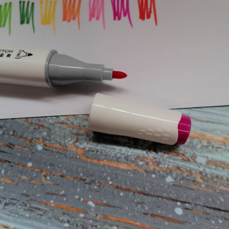 Маркер для скетчинга  12шт/уп deVENTE Emotion двусторонние