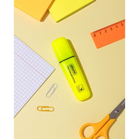 Текст-маркер Attache желтый, 1-5мм