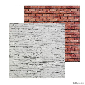 Фотофон двухсторонний "Кирпич" 45*45см