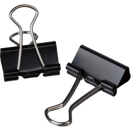 Зажим для бумаг 25 мм черный Erich Krause