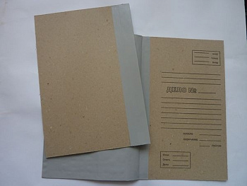 Папка архивная для ниточного переплета документов 215*100*305мм, корешок бумвинил до 100 мм