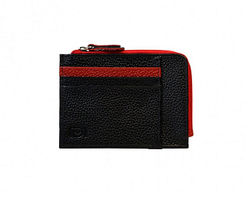 Картхолдер D.Morelli "Бриенна" с RFID-защитой, нат.кожа цв. черный