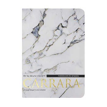 Тетрадь 32 лист кл. А6- на сшивке "CARRARA"