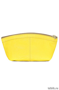 Косметичка женская Frija  Yellow, нат. кожа