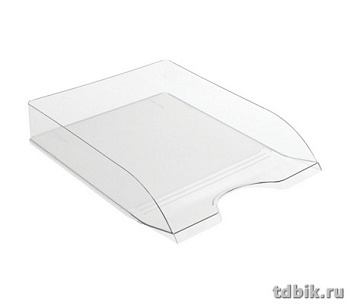 Лоток горизонтальный Стамм Дельта прозрачный