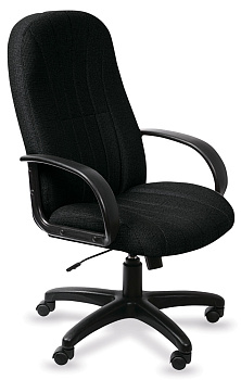 Кресло руководителя Т-898AXSN (ткань черная) до 120 кг