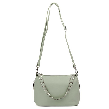 Сумка женская Palio 26х17х10 см, нат. кожа, ментол