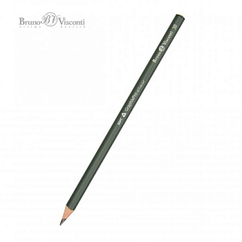 Карандаш ч/г  3В трехгранный Bruno Visconti "GraphixPro"