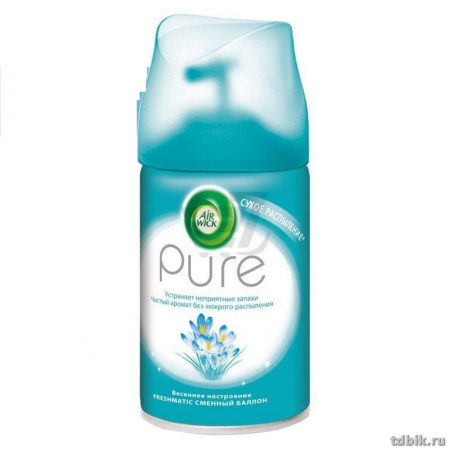 Освежитель воздуха автоматический Airwick Freshmatic 250 мл, зап. блок "Весеннее пробуждение"