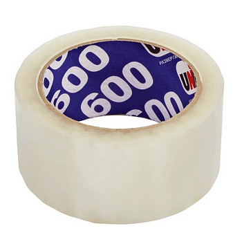 Скотч прозрачный 48 мм *66 м, 45 мкм Unibob