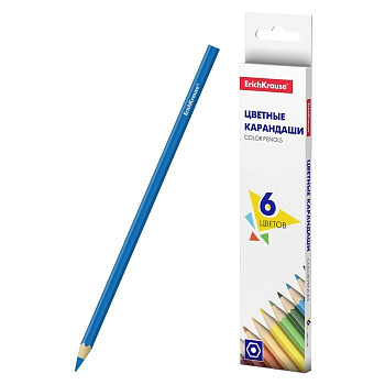 Набор карандашей   6 цв. ErichKrause Basic