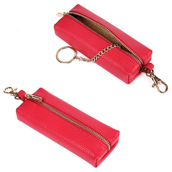 Футляр для ключей FABRETTI нат. кожа, 13х2,5х5,5 см, коралловый