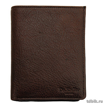 Портмоне Dr.Koffer 13*10,5см, нат. кожа, коричневый