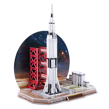 Сборная модель из пенополистерола Серия Космос "Ракета-носитель" 68 элементов, REZARK