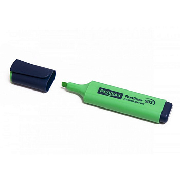 Текст-маркер Penmax 1-5 мм зеленый, скошенный