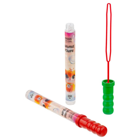 Пузыри мыльные 200мл. ТРИ СОВЫ "Котенок" ассорти