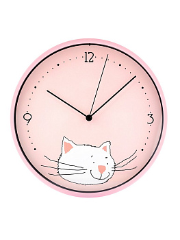Часы настенные "Котик" 25.5*4.3см