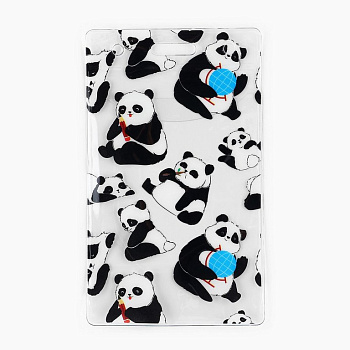 Чехол для бейджа "Панда" 6,1*10,4 см