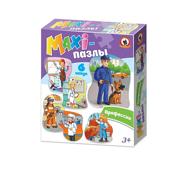 Пазлы MAXI  18 дет. "Профессии" Русский стиль