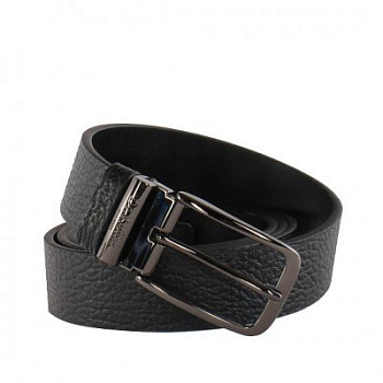 Ремень Dr.Koffer мужской нат. кожа, черный