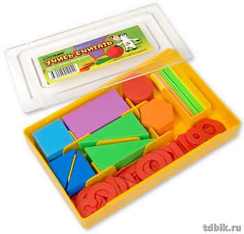 Касса счетных материалов "Учись считать" Стамм