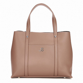 Сумка женская Jane's Story бежевая, нат. кожа