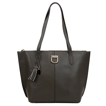 Сумка женская FABRETTI 42х29х13 см, нат. кожа, табачный