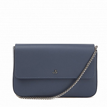 Сумка женская Jane's Story голубая, нат. кожа