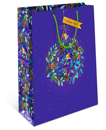 Пакет бумажный НГ 18*23см ламиниров.