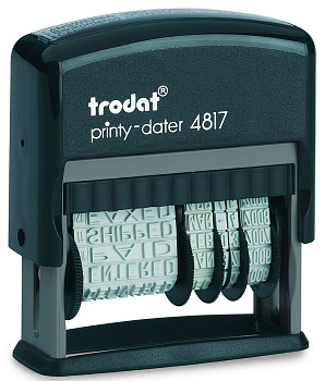 Датер 3,8 мм с 12 бухгал. термин. Trodat