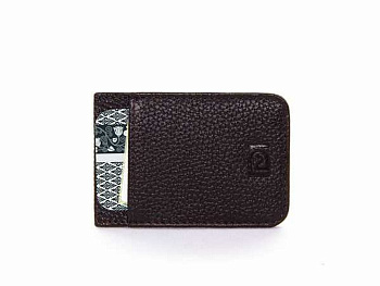 Картхолдер D.Morelli "Texas" нат. кожа, коричневый, 10*6 см