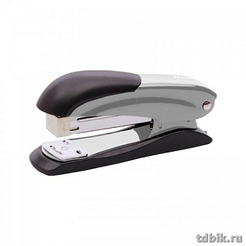 Степлер 24/6 до 20л металлический, Lamark Ulrich, серый с антистеплером