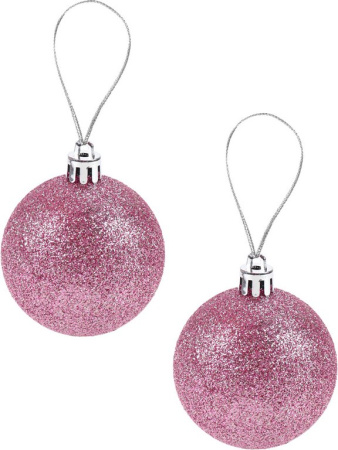 Набор шаров  цвет розовый 60 мм 12шт "Мечта" (ассотри)