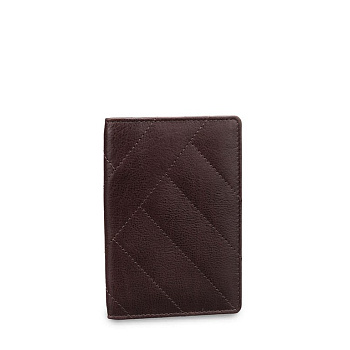 Обложка для паспорта Dr.Koffer нат. кожа, коричневый