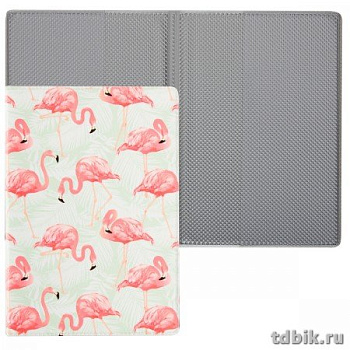 Обложка для паспорта "Фламинго" ПВХ