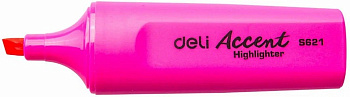 Текст-маркер Deli Accent Delight 1-5мм розовый