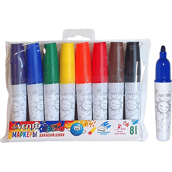 Набор маркеров для доски  8шт deVENTE 5мм круглые (спиртовые)