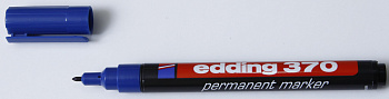 Маркер перманентный  1,0 мм Edding круглый, синий