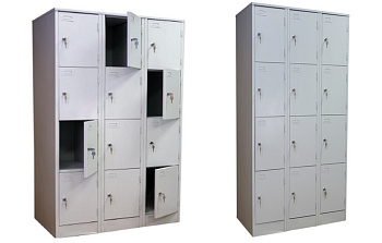 Шкаф камера хранения метал. 12 ячеек (1860*900*500мм) 79 кг