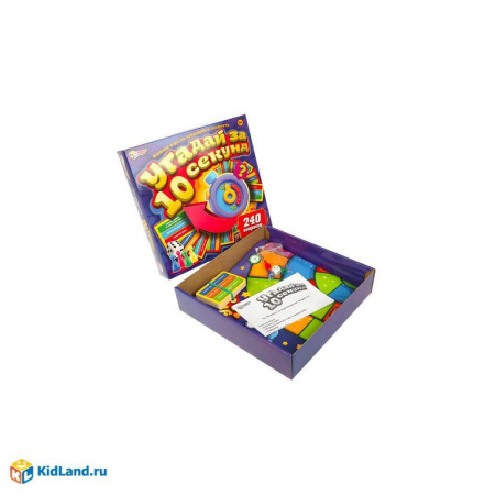 Игра настольная  .5+ "Угадай за 10 секунд" Умные игры
