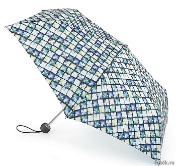 Зонт женский механика Fulton Jewel "Мозайка" диаметр купола 86см