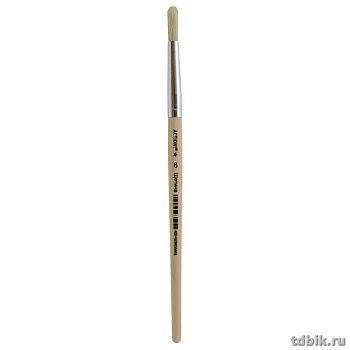 Кисть Щетина № 6 круглая оформительская ГРААЛЬ