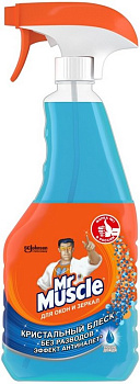 Средство для мытья стекол Мистер Мускул, курок, 500 мл. "После дождя"